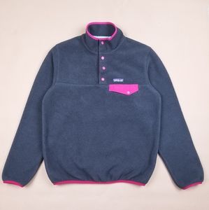 Patagonia Synchilla Fleeces T Snap Black / Pink Pu